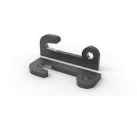 Crochet de couplage pour chargeur de vélo Kramer 40 x 40 x 280 mm, consoles de montage, chargeur.