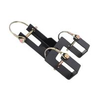 Crochet de Coupleur de Poubelle en Acier au Carbone, Crochet de Transport de Poubelle à roulettes Polyvalent, Crochet de Poubelle à roulettes pour Pelouses, Gravier, Terrain Inégal