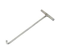 Crochet de couvercle de trou d'homme en acier robuste en forme de T pour ouvrir le couvercle d'égout, outil de retrait de couvercle de trou d'homme, outil de crochetage de trou d'homme, outil de