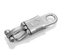 Crochet de Déverrouillage D'urgence pour Cheval, Alliage de Zinc, 300kg | Fixation à Œil Fixe, Clip à Ressort et Pivot, Usage Extérieur, Écurie, Remorques et Longes