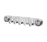 Crochet De Douche À La Ventouse 5 Crochets - Cintre Mural Robuste Pour Serviettes Et Vêtements, Conception Non Glissée Avec Un Solide Rack Polyvalent Pour La Salle De Bain, La Chambre, La Cuisine
