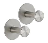 Crochet de douche à montage mural, crochets adhésifs de douche pour serviettes | Crochets muraux adhésifs de 2 pièces - Crochets de suspension pour sacs fourre-tout, serviettes, chambre à coucher