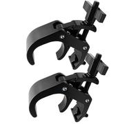 Crochet de fixation en aluminium haute capacité - Outil facile à assembler et construction solide pour systèmes d'éclairage de scène - Clip de montage sécurisé à LED