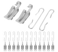 Crochet de Fixation pour Câble Chauffant de Toit et Gouttière, Aluminium | Installation Facile, Résistant à L’usure, Empêche le Desserrage du Câble, Couleur Argenté