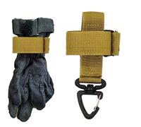 Crochet De Gants De Travail - Support De Gants De Ceinture De Service,Crochet De Libération Rapide pour Clés Sport En Plein Air Randonnée Sac à Dos, kaki foncé, Fare riferimento alla descrizione, Se