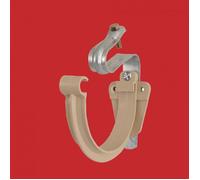 Crochet de gouttière développé 25 cm pvc