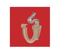 Crochet de gouttière développé 25 cm pvc