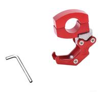 Crochet de guidon de vélo en alliage d'aluminium pour | Construction en alliage d'aluminium, pour une forme de griffe d'aigle, s'adapte aux barres de 22 mm, résistant à la rouille