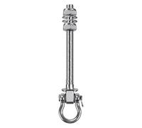 Crochet de hamac lourd - Support de chaise à bascule de yoga - Charge maximale de 680 kg - Crochet de balançoire - Pour bois, métal, arrière-cour, camping, intérieur, chambre d'enfant, sangle d'arbre