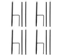 Crochet de jardin en métal antirouille pour plantes d'extérieur Support de suspension pour mangeoire à oiseaux Plante de plage