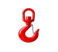 Crochet de levage de grue avec loquet, crochet à œil pivotant, crochet de levage pivotant robuste, crochets de chaîne de sécurité de Transport(15t-Swivel hook)