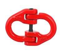 Crochet de levage pivotant, Coupleur de liaison for levage charges par élingue Connecteur d'attelage remorquage en acier avec revêtement(11.7X2.9X1.5CM)