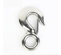 Crochet de levage pour gréement Crochet de cargaison de pivot de grue de l'acier inoxydable S320 avec la serrure argentée WLL 0.5T à 3T(0.5t)