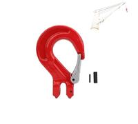 Crochet De Levage Pour Grue En Acier Allié 2 Tonnes Palan à Moteur, Crochet Pivotant Robuste Avec Loquet Pour Levage En Usine, Levage Portuaire Et Ingénierie De Construction