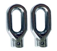 Crochet de manivelle auvent rétractable, 2PCS 1: 7 Aluminium Alloy Patio Autoute Remplacement Météo Minimaliste Résistant Minimaliste Eye pour l'engrenage de vers Conduite.