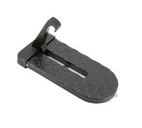 Crochet de marchepied de porte SUV en alliage d'aluminium, conception de marchepied d'assistance de toit durable pédale pied(Black)