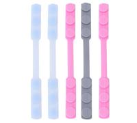 Crochet de Masque en Silicone Réglable Réutilisable 5 Pièces | Attache Derrière la Tête, Réduit la Pression Oreilles, Antidérapant, pour Masque, Lot de 5 Couleur Aléatoire