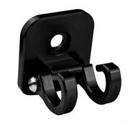 Crochet de moto en alliage d'aluminium pour bras oscillant Bobbin Paddock Stand - Accessoire scooter argenté (GG-017 - Noir)