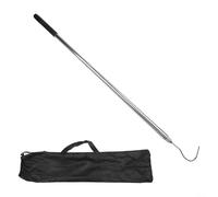 Crochet de nettoyage de piscine robotique en acier inoxydable, 183 cm, manche télescopique avec sections amovibles pour panier écumoire et aspirateur