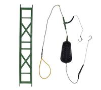 Crochet de pêche Cage de morsure de puissance forte efficace Crochet de poisson de mer avec un plomb métallique pour la carpe (50g)