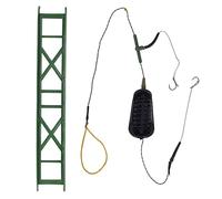 Crochet de pêche Cage de morsure de puissance forte efficace Crochet de poisson de mer avec un plomb métallique pour la carpe (60g)