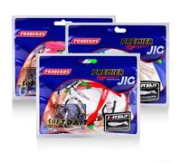 Crochet de pêche en acier à haute teneur en carbone avec revêtement en PVC brillant pivotant et flash lumineux en soie pour des conditions de faible luminosité (3/0#)