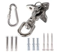 Crochet De Plafond À Trois Coins Chaise Suspendue Rotation À 360 ° Crochet De Plafond Support De Balançoire Max 400 Kg Pour Sac De Hamac