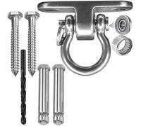 Crochet de plafond en acier inoxydable pour charge lourde, 675 kg, pour fauteuil suspendu, balançoire avec roulements silencieux, fixation pour hamacs, sacs de sable, barres de yoga, poutres en bois