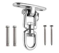 Crochet De Plafond Pivotant 360° - Suspension En Acier Inoxydable 304 Pour Usage Intensif | Support Pour Chaise Suspendue, Hamac, Balançoire Et Yoga Aérien | Haute Capacité De Charge, Installation Fac