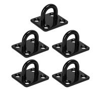 Crochet de Plafond Robuste en Acier Inoxydable, Installation Durable pour Suspendre Balançoire, Hamacs, 5 Pièces Noir (5 millimètres)