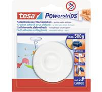 tesa Crochet de plafond adhésif Powerstrips® 58029-00020-20 blanc capacité 500 g 1 pc