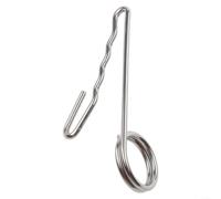 Crochet de plongée traité électrolyse 4 mm pour butée de sécurité
