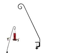 Crochet de pont à pince pour nichoir - Crochet ergonomique pour balustrade, suspensions réglables, carillons à vent et présentoir de plantes | Multifonction, extérieur, intérieur, utilitaire, élégant
