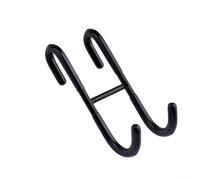 Crochet de porte de douche en acier inoxydable 304 pour salle de bain, sans perçage, protection contre les dommages (noir)