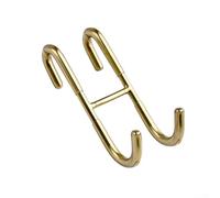 Crochet de porte de douche en acier inoxydable 304 pour salle de bain, sans perçage, protection contre les dommages (doré)