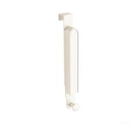 Crochet de porte en aluminium PP réglable Blanc cassé 2 cm | Se replie à plat lorsqu'il n'est pas utilisé, garde les portes propres, construction en alliage d'aluminium