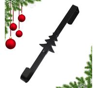 Crochet de porte métallique pour décoration de sapin de Noël, couronnes de Noël - Support de de stable pour printemps, automne, Halloween, intérieur et extérieur - Maison et bureau