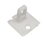 Crochet de porte pour sèche-linge CANDY, HOOVER, FAGOR, FAGPR, VESTEL, ZEROWATT - Blanc