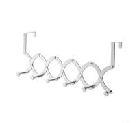 Crochet de radiateur rétractable en acier inoxydable pour sèche-serviettes et vêtements - Support de suspension réglable peu encombrant compatible avec les chauffages standard et chauffe-serviettes (6