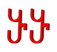 Crochet de rangement arrière pour parapluie, gain de place, organisateur de salle de bain, accessoires automobiles, cintres pour vêtements