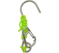 Crochet de récif en acier inoxydable 316 approuvé par la marine avec corde de sécurité lumineuse et boucle à dégagement rapide pour plongeurs (C)