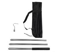 Crochet de récupération de piscine réglable en acier inoxydable robuste avec poignée en caoutchouc, outil extensible de 172,7 cm pour robot élévateur, extracteur de panier et pince à jouets