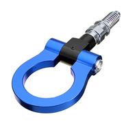 Crochet de remorquage Universel en Aluminium pour Barre de remorquage de Voiture adapté aux Accessoires d'anneau de remorque Automatique Crochet de remorquage (nom de Couleur : Bleu) (Bleu)