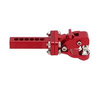 Crochet de remorque de Voiture RC en Alliage d'aluminium, résistant à l'usure, Crochet de remorquage de Voiture télécommandé pour 1/10 RC Traxxas TRX4 SCX10 90046 90047, Durable, (Rouge)