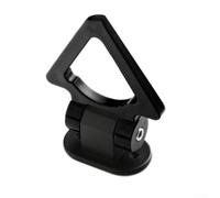 Crochet de remorque décoratif pour voiture - Simulation ABS crochet de remorquage - 11 x 6,5 x 5 cm - 90 g - Support rotatif à 180° (noir)