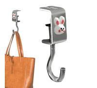 Crochet de rotatif - Sac à pince réglable et support pour casque | Support pour casque de jeu avec rotation à 360 degrés | Crochet de rangement pour sac à dos | Organiseur domestique sans perfo