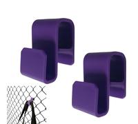 Crochet de sac de pickleball : placé avec 2 mousquetons robustes pour la clôture, idéal pour les sacs suspendus, les bouteilles et les accessoires de sport | Organisateur portable pour les terrains de