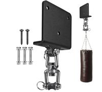 Crochet De Sac De Poinçonnage | 360 ° Mur De Rotation Adhérente Crochet De Faisceau En Bois | Pour Sac De Boxe De Montage | Équipement De Formation Mural Pour Pelles