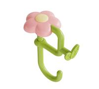 Crochet de sac de table - Cintre pour sacs fourre-tout, affichage de forme florale, cadre circulaire rotatif, composant de gestion des articles personnels, composition de taille compacte, idéal pour