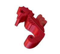 Crochet de salle de bain en forme d ' hippocampe imprimé en 3D, matériaux à l ' acide polylactique pour verre de 8 mm avec un design unique, décorations d ' intérieur imprimées en 3D, crochet en forme